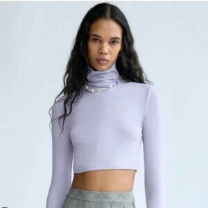 Artizia Sunday Best Freshman Crop Turtleneck